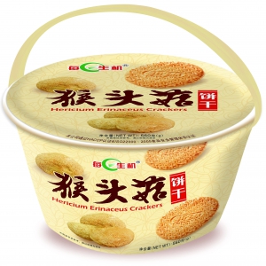 紅麴餅，猴菇餅